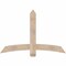 Ekena Millwork Bellingham Smooth Timber Gable Bracket, Douglas Fir, 60"W x 40"H x 1 1/2"D x 5 1/2"F, 16/12 Pitch GBW060X40X0206BEL00SDF - alternate 1